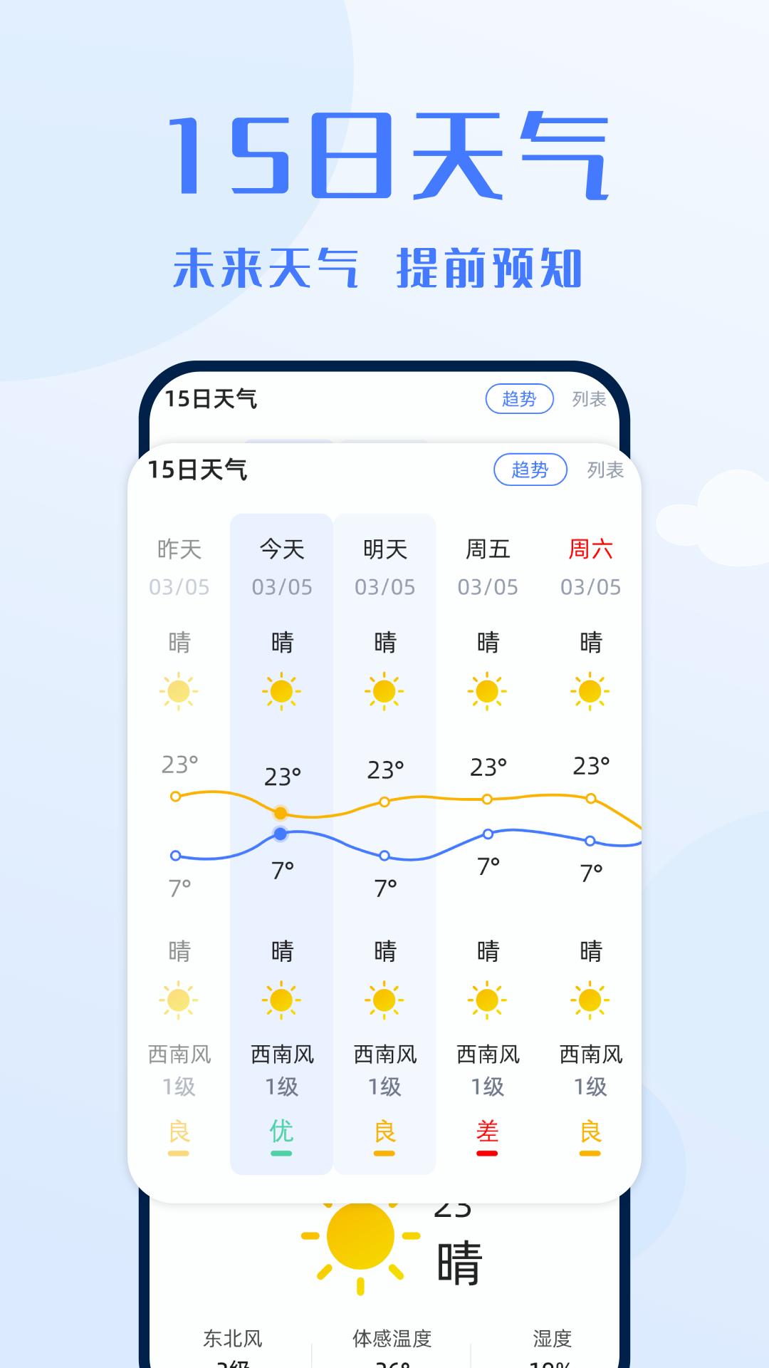 天气预报灵手机版