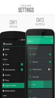 Atomic Green - CM11 CM12 Theme