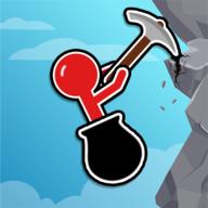 火柴人掘地求升游戏(Hammer Climb Stick man Games)