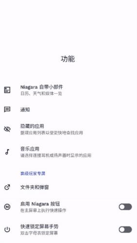 Niagara Launcher Pro使用教程